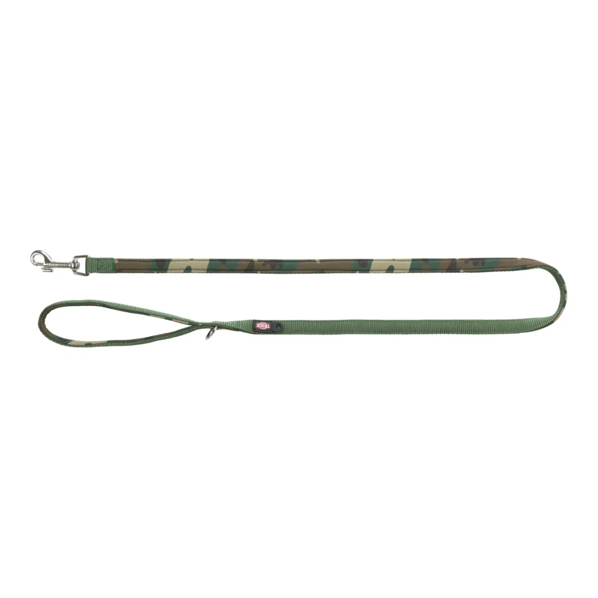 Trixie Premium Lead with Neoprene Padding - Camo/Forest Green
